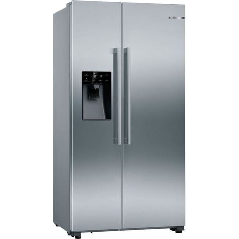 Bosch – Réfrigérateur américain 91cm 562l nofrost – Total No Frost – Distributeur de glaçons – Capacité XXL – KAD93AIDP (1/5)