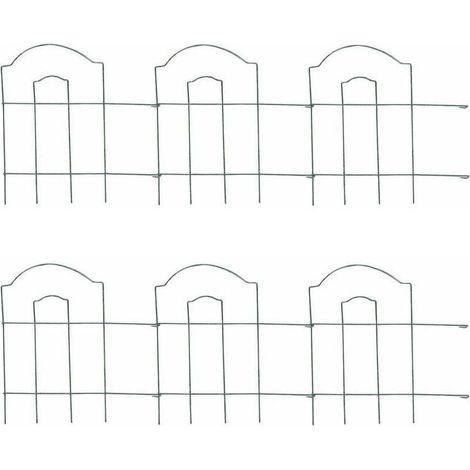 Bordure de jardin en métal Lawn 3m Lot de 6 (1/5)