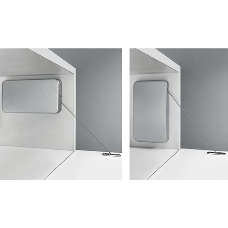 Hettich MB-Klappenhalter 200N, Klappenh. 200-480mm grau vern., ls/rs (1/5)