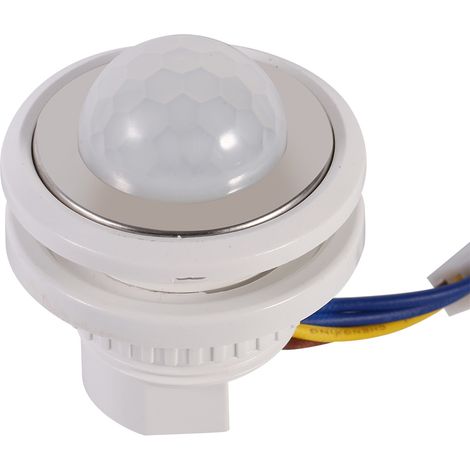 1 Stück automatischer Infrarot-Bewegungsmelder mit LED-Lampe zur Wand- und Deckenmontage (1/5)