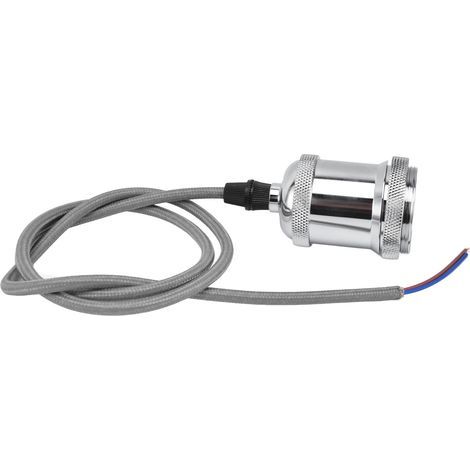 E27-Fassung mit Kabel, Vintage-Pendelleuchte für Schlafzimmer, 100–240 V (1/5)