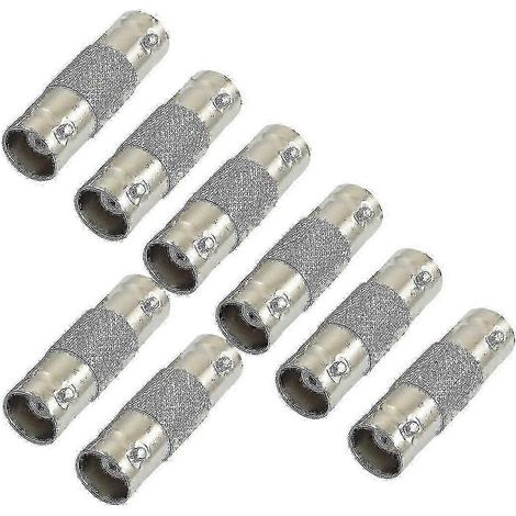 Adaptateur de connecteur BNC femelle-femelle argenté (1/2)