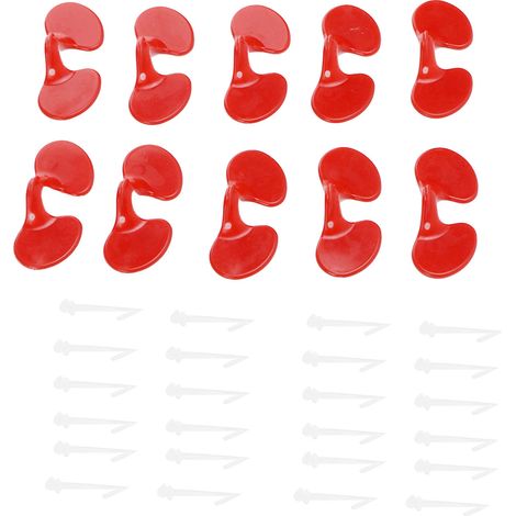 Packung mit 1000 Anti-Picken-Brillen für Hühner, 6 cm, mit Löchern, mittlere Größe, Augenschutz (1000 Paar pro Packung) (1/5)