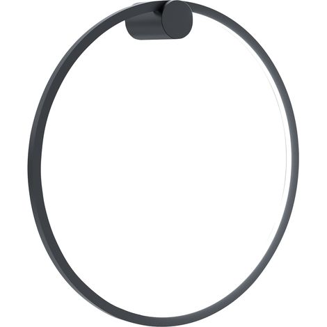 Lampada da parete a LED Saturno nera 25W (1/5)