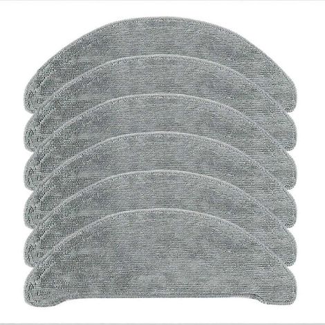 Lot de 6 lingettes de rechange pour aspirateur robot Roidmi EVE Plus et Xclea H30 / H40 / PLUS QYSDJ01 (1/5)