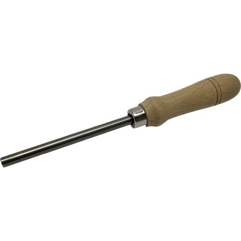 Ulmia Ziehklingenstahl, Schaber Abzieher Hobel, perfekte Grate, runde Klinge, geöltes Rotbuchenholz, Länge 220 mm