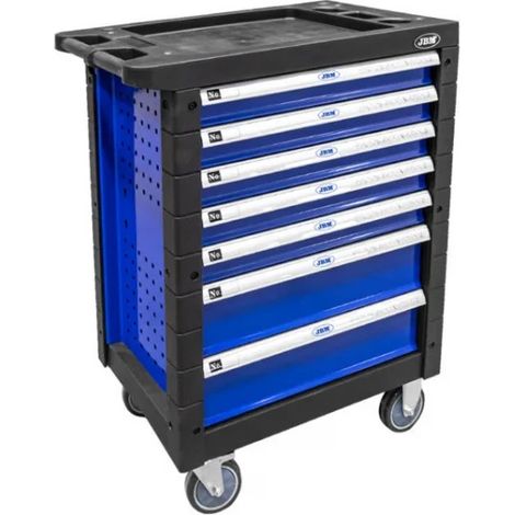 JBM 53768 Cassettiera blu a 7 cassetti senza utensili (1/5)