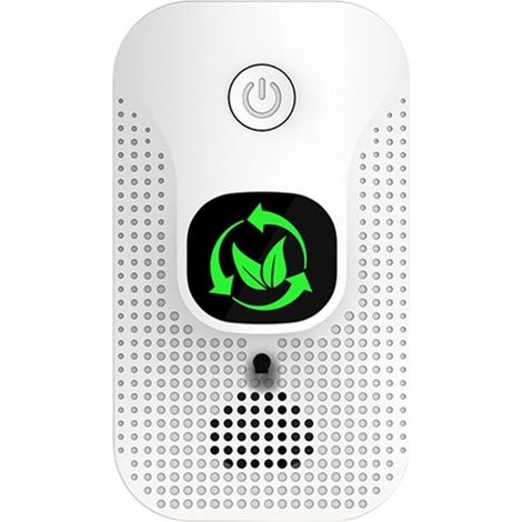 Mini purificatore d'aria ionizzatore a parete plug-in per bagno, camera da letto, garage e ufficio, contro gli odori degli animali domestici (1/5)