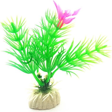 Plantes Artificielles - Herbes Aquatiques pour Aquarium - Décoration Paysagère pour Bassin Poisson - 1 Pièce (1/5)