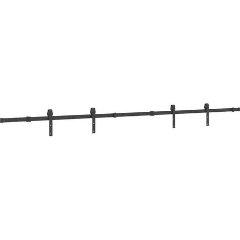 Maison Exclusive - Kit de herrajes para puertas correderas acero