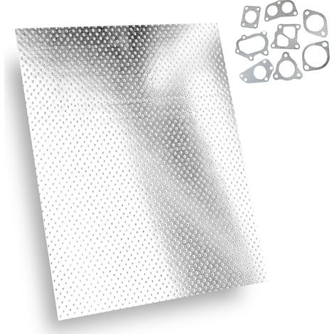 20/30 × 20 cm Papier Joint d’Échappement, Épaisseur 1,6 mm, Plaque Métallique Multicouche Découpable, Joint Collecteur Universel, Résistance Thermique 350 °C (30 x 20) (1/5)