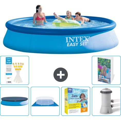 Easy Set Pool Rund - 396x84 cm - 7-teilig  S24 (1/5)