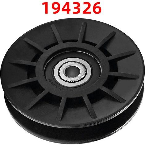 Lot 3 galets tendeurs noirs – Pour AYP Husqvarna 532194326 194326 – Poulie transmission tondeuse robuste (1/3)