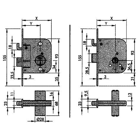 Cerrad. Embutir  49-80 Fl      Azbe
