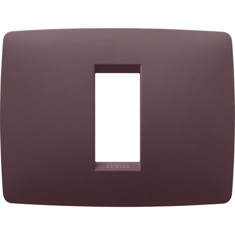 PLAQUE ONE RECT. 1P ROUGE TOSCANE GEWISS GW16101VD