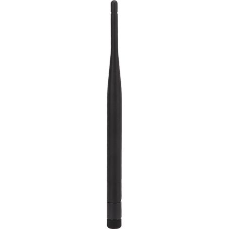 Antenne WiFi pliable à aiguille interne, connecteur SMA mâle plaqué or, omnidirectionnelle, modèle JB‑2.4G‑017, couleur noire (1/5)