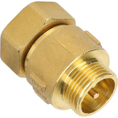 Clapet Anti-Retour en Laiton DN20x25, Flux Unidirectionnel, Contrôle de Reflux, Raccord Fileté pour Compteur d'Eau, Outil de Plomberie (1/5)