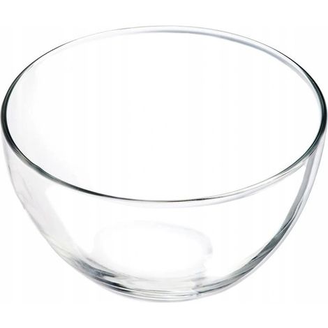 Runde Glassalatschüssel für Snacks, 17 cm (1/3)