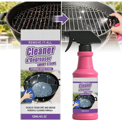Grillreiniger Fettlöser Spray Stark, Grillrost Reiniger Backofenreiniger Cleaner Grillreiniger, Clean Backofen Grillreiniger Grill Reiniger für Gasgrill Reinigungsmittel