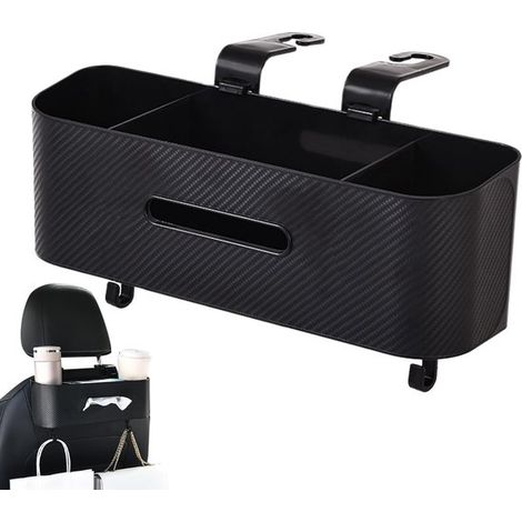 Autositz-Organizer-Tasche – Multifunktionaler Serviettenhalter – Schwarz (1/5)