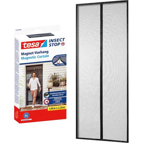 Zanzariera magnetica TESA, a chiusura automatica, per porte finestre, 1x2,2 m