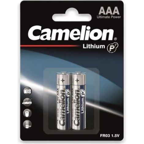 CAMELION Micro-Batterie, Lithium, FR03, 2Stück (1/3)
