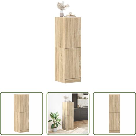 Holzwerkstoff -  Küchenschrank Sonoma-Eiche 38x41,5x131,5 cm Holzwerkstoff (1/5)