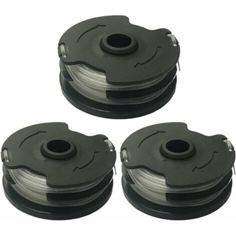Replacement spools for Parkside PRTA 20-Li C3 cordless brushcutter (IAN351753), 3-pack of trimmer line for Parkside PRTA 20-Li C3. (1/5)