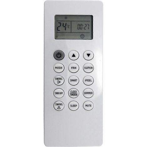 DG11Q1-01 DG11Q1-02 DG11Q1-03 Remote Control Replace for Air Conditioning -BMFOA 090 -BMFOA 120 White (1/5)