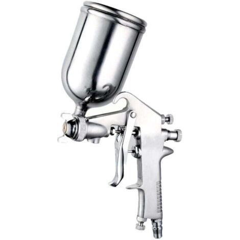 Pulvérisateur de peinture pneumatique avec pistolet pulvérisateur d'air à tasse supérieure de 400 ml pour la peinture de voiture de meubles de maison (1/4)