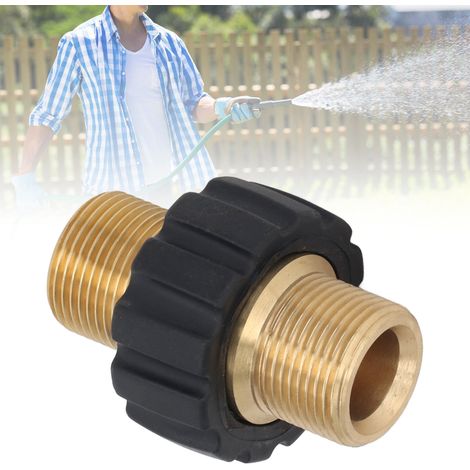 Zubehör für die Reinigungsmaschine: Hochdruckwasserschlauch, Griff für die Wasserpistole, Kupferadapterverbinder, Verlängerungsrohr, M22-zu-M22-Adapter. (1/5)