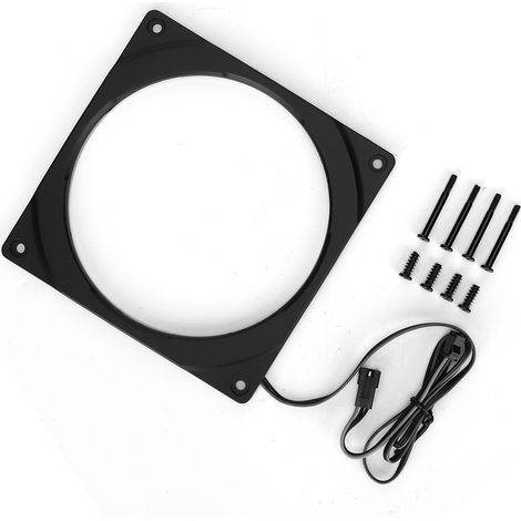 Ventilateur PWM Ultra-Fin 6mm avec Rétroéclairage LED Fantaisie et Connecteur Bois Exotique 5V 3-Pin (1/5)