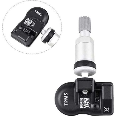 Programmation MX Capteur TPMS Surveillance Pression Pneus 315MHz 433MHz Outil Réparation Universel 2 en 1 Argent