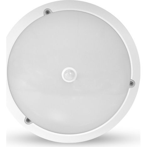 Plafonnier d'extérieur E27 297mm – Indice de protection IP65 – Détecteur infrarouge – Lumière blanche – Miidex Lighting (1/9)