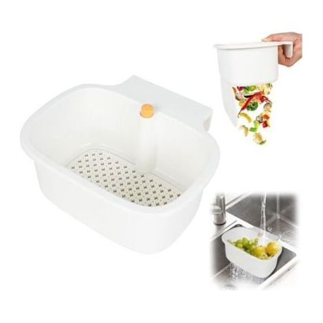 Support passoire suspendu - Rangement éponge Gain de place - Cuisine (1/5)