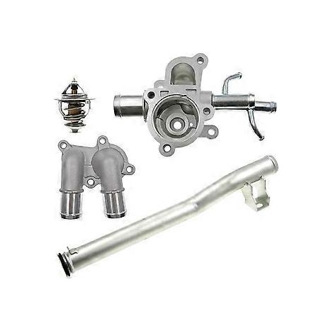 Thermostat-Einlass-Wassergehäuse für Accent 01-05 1,6l L4 1,4L-10 25620-26160 25600-26110 25611-26100