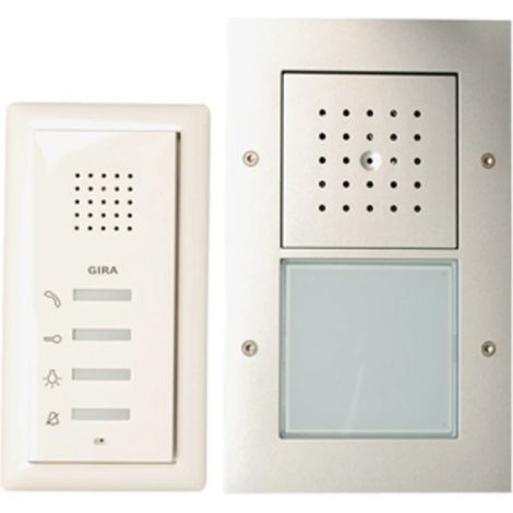 Kit audio maison individuelle communication de porte couleur alu