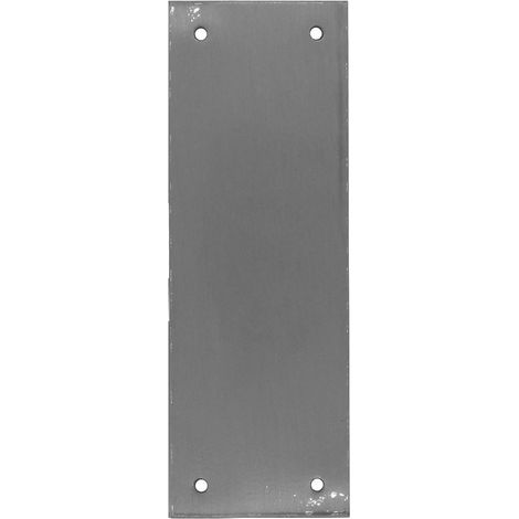 Placa ciega, modelo plp12, de acero inoxidable con acabado inox, 90 x 250 mm