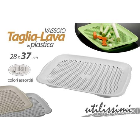 1 Pezzo Vassoio da Cucina Taglia Lava 28 x 37 cm Vari Colori (1/2)