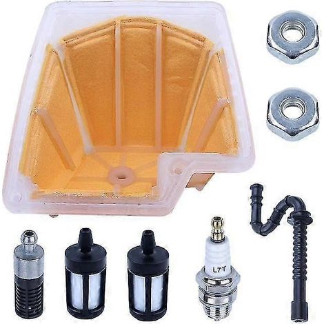 Kit de durites de filtre à air/carburant compatible avec bougies d'allumage MS270, MS270C et MS280 (1133, 120, 1604W) -cdsx (1/4)
