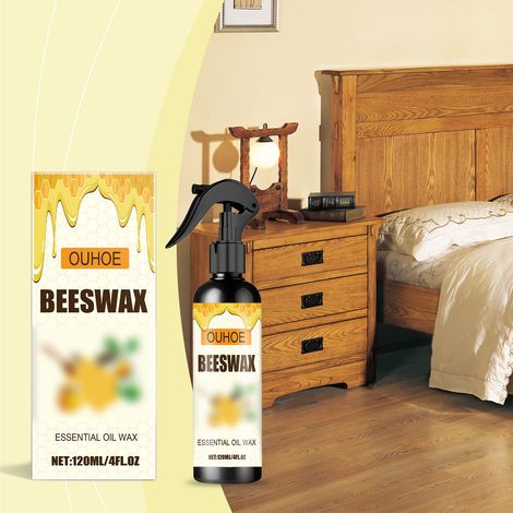 Möbel-Bienenwachsspray zur Reinigung, Glanzverstärkung und sanften Pflege für die tägliche Möbelpflege. 120 ml -- BIEMMEDUE (1/5)