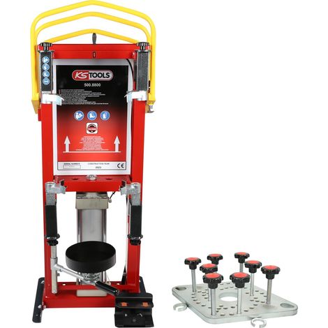 KS TOOLS tensor de resorte de pie neumático incl. placa adaptadora - 500.8805 (1/4)