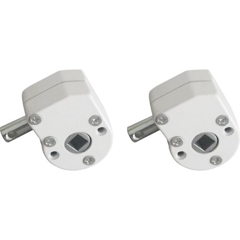 Treuil Store banne Manuel pour Store banne Coffre Bras Enrouleur Exterieur pièces détachées terrasse Caravane Exterieur Camping Car auvent Caravane Blanc sans Boucle de Fixation 2pc (1/5)