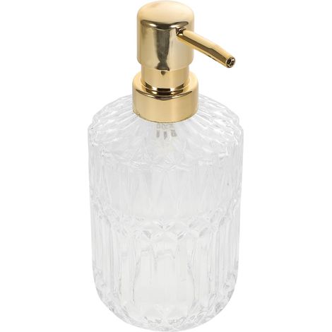 390ml Refillable Glass Lotion Dispenser with Stable Base and