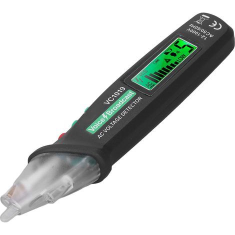 Non-contact voltage detector pen, AC power cable tester, high precision, audible and visual alarm (1/5)