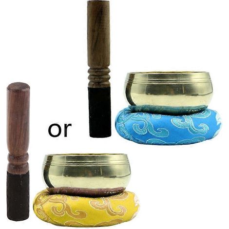 Ensemble de bols tibétains de guérison, bols chantants de méditation et de yoga