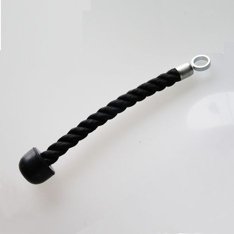 Corde Pour Câble De Musculation - Anneau En Acier Solide 12,7 mm - Compatible Avec Systèmes À Poulie - Pour Extensions Triceps Et Curls - 1 Pièce (1/5)