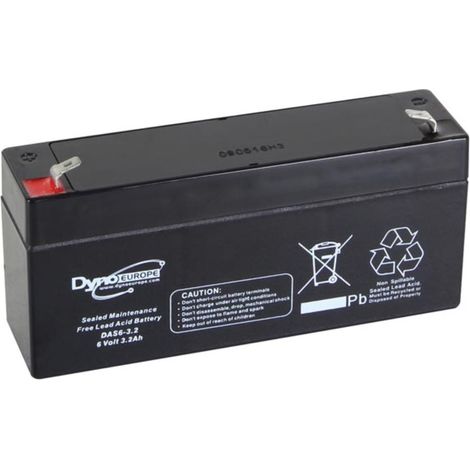 Dyno Europe BLEIAKKU - 6 V - 3.2 Ah - 134 x 34 x 66 mm (1/5)