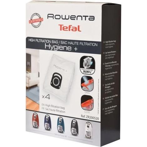Staubsaugerbeutel, 4er-Pack, Hygiene+ ZR200520 - Staubsauger - AquaForge (1/2)