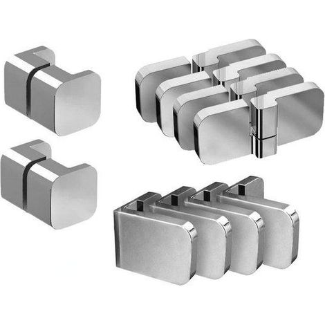 Ravak Brilliant - Kit de montage B SET pour BSKK4-80, 90, BSRV4-80, 90, chrome D01000A073 (1/2)